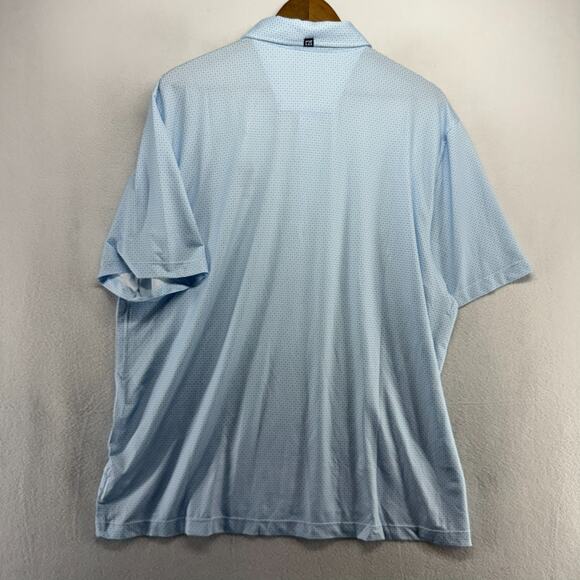 North Carolina Tar Heels Polo Shirt Men's XL Blue Geometric Retro Logo Golf NEw - Picture 7 of 8